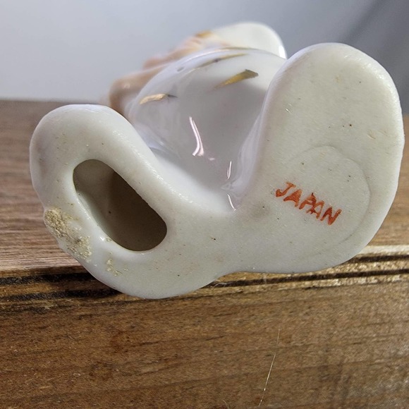 Vtg Japan, Possibly MORIYAMA MORI-MACHI, Baby Baseball Nippon porcelain figurine - Picture 7 of 8